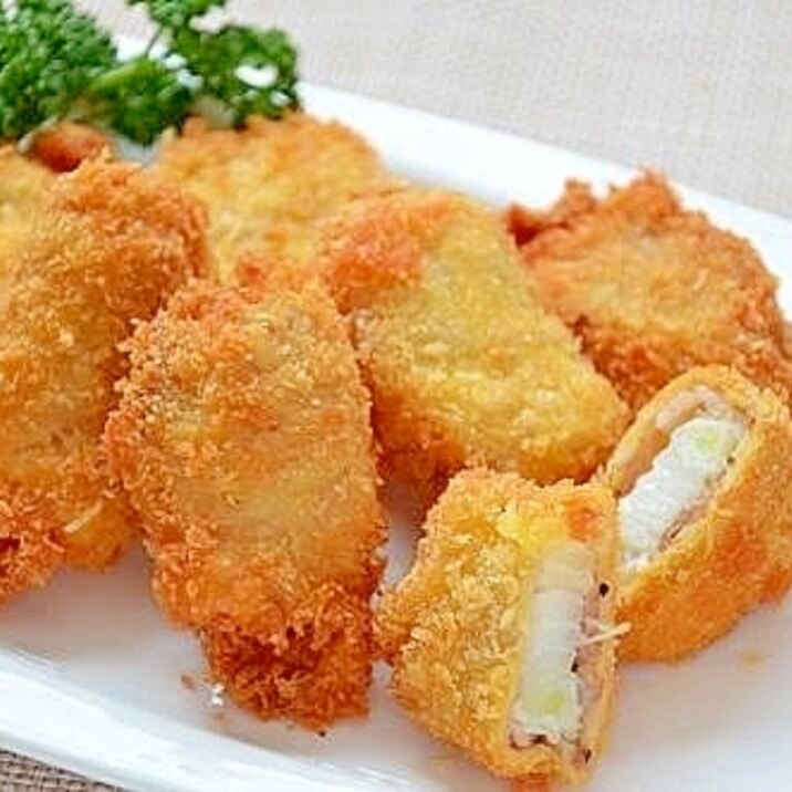 新玉ねぎの肉巻きフライ